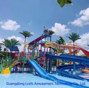 Tropical 11m-High Aqua Playground / Water Park (LZH-002)