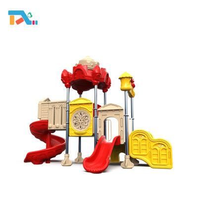 Plastic Cartoon Kingdom Series Outdoor Kids Playground Equipment