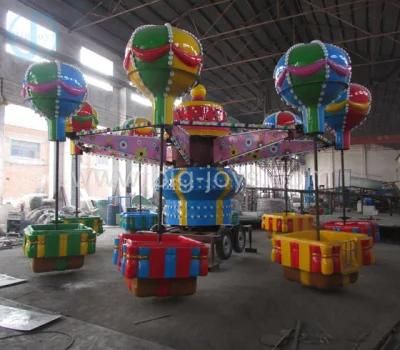 Zhengzhou Customized Fairground Equipment Samba Balloon Mobile Amusement Rides with Trailer