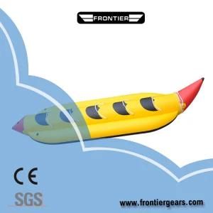 Foldable Commercial Water Game for Surfing 0.9mm PVC Rubber Inflatable Banana Boat for Surfing