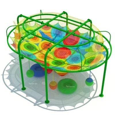 4-Strand Playground Combination Rope with Steel Wire Inside Climbing Net for Children