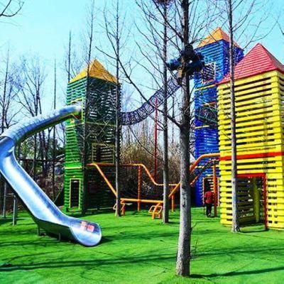 Customized Children&prime;s Outdoor Playground Park House Shape Slide Equipment