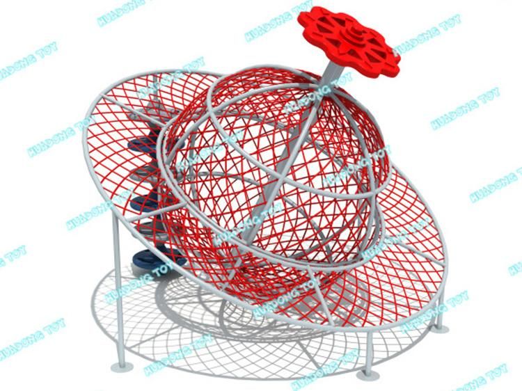 UFO Shape Fitness Climbing Rope Net Playground for Children