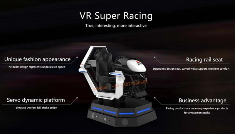 Car Driving 9d Vr Racing Simulator Equipment for Sale