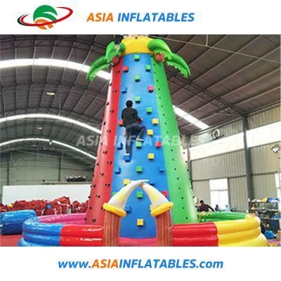 Bear Theme Inflatable Climbing Tower Inflatable Bouncy Climbing Wall for Sale