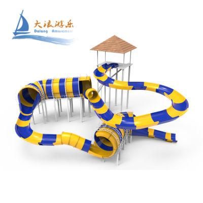 Water Park Equipment Python Water Slide for Sale