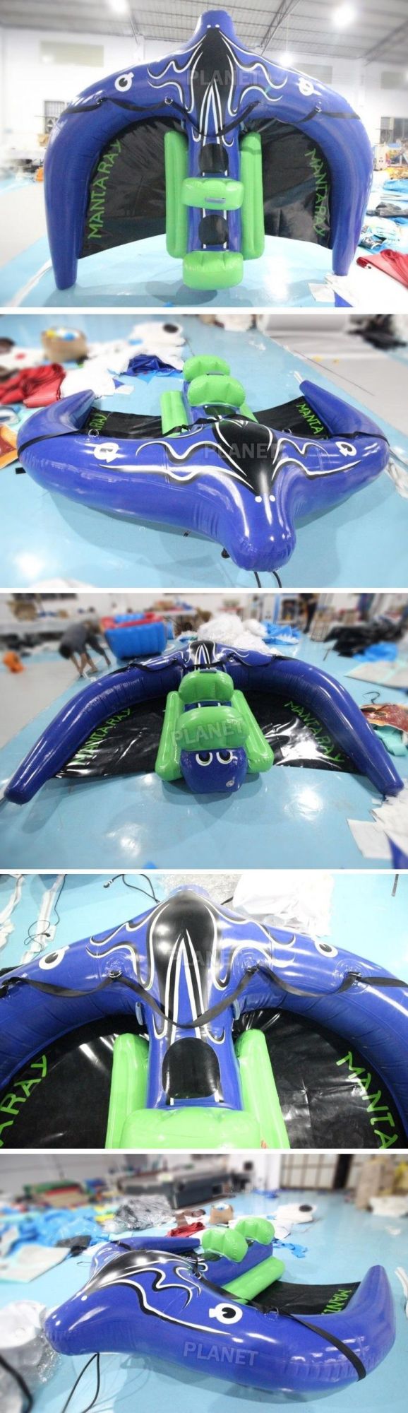 Hot Sale Outdoor Summer Floating Water Inflatable Flying Ray Manta Towable Fish