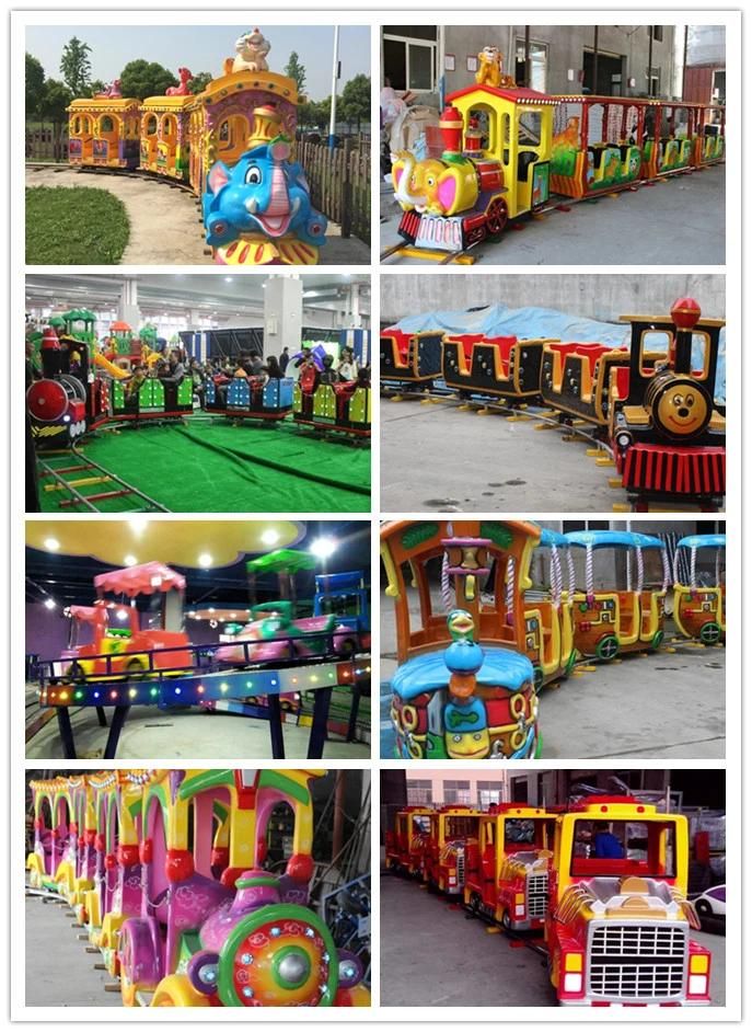 Indoor and Outdoor Playground Shopping Mall Use Thomas Train Trackless