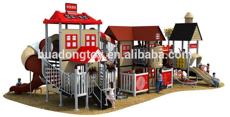 Large Popular Multifunction Children Plastic Outdoor Playground Slides for Sale