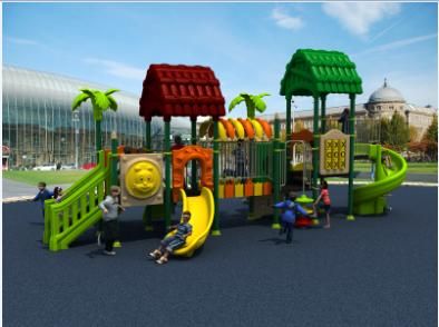 2017 New Mould Customized Factory Kids Exercise Outdoor/Indoor Playground Slide Equipment Amusement Park Woods Series New Model