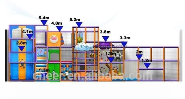 Cheer Amusement Children Play Area Soft Modular Indoor Playground