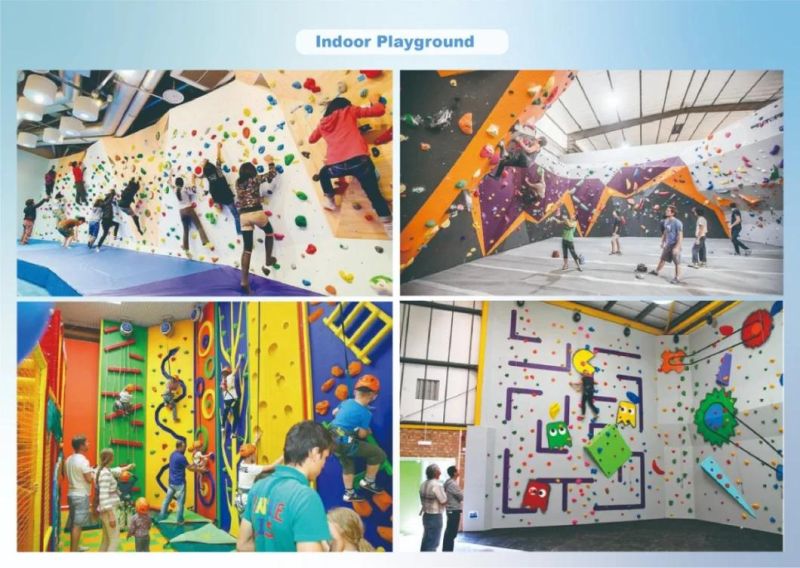New Design Factory Directly Sell Customized Size and Color Combo Rock Climbing Wall Inflatable Bounce Castle Climbing Wall
