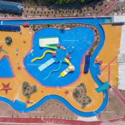 High Quality Fiberglass Water Slide Outdoor Water Park for Adult Kids