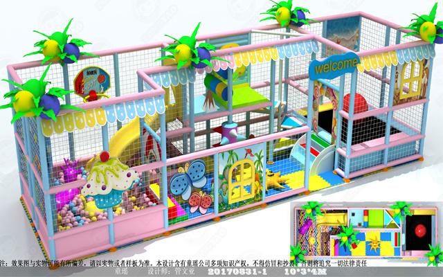 Popular Cute Princess Mini Style/Indoor Children′s Naughty Fort Equipment