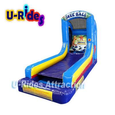 Commercial Grade Inflatable Skee Ball Game Pitching Game For Event Rental