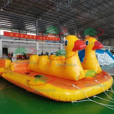 New Design Inflatable Water Ski Tube, Inflatable Crazy Towable Tube for Summer