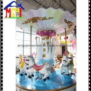 6seats Amusement Park Equipment Swan Roundabout Horse Merry-Go-Round Carousel