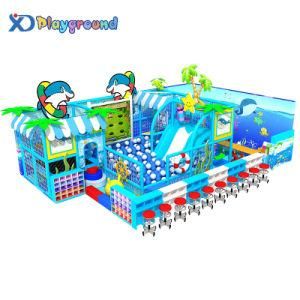 Ocean Theme Amusement Children Indoor Soft Playground with Ball Pit