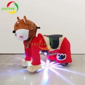 Happy Rider Ce ASTM Mechanical Walking Animal Toy Horse Ride, Ride on Horse Toy Pony Rider