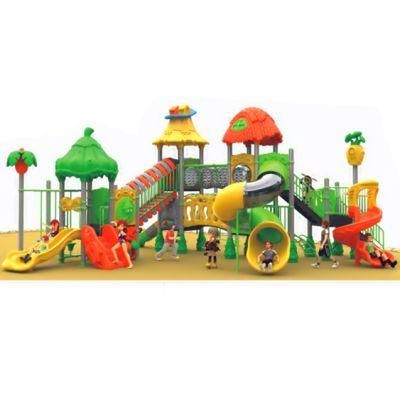 Customized Outdoor Playground Equipment Kids Amusement Park Plastic Slide