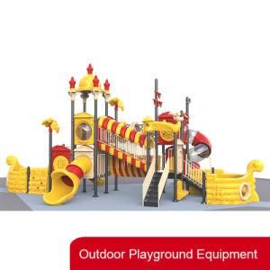 Factory Price Outdoor Playground Equipment Wooden Pirate Ship Water Playground