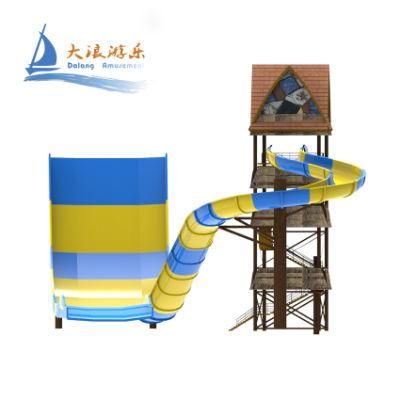 Big Skateboard Water Park Slide of Adult Play