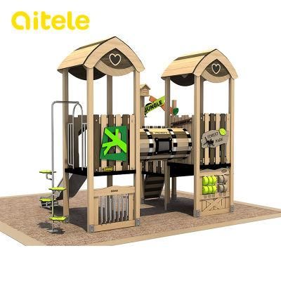 Kids Outdoor Playground Equipment for Amusement Park with Slide