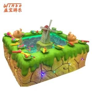2017 New Design Children Toy Fibre Glass Amusement Fishing Pool in Shopping Mall (F28)
