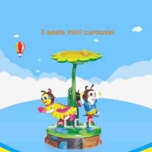 Kids Coin Operated Carousel Amusement Park Equipment