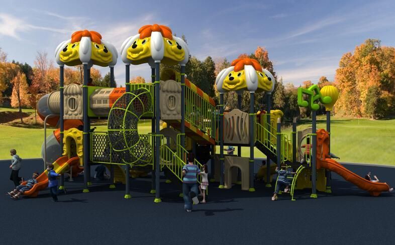Fashsion Style Outdoor Children Slide Playground Amusement Equipment