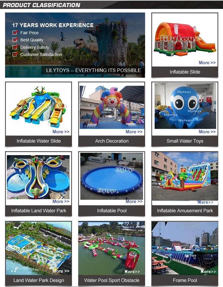 Commercial Floating Toys Inflatable Water Park, Giant Beach Waterpark for Adult