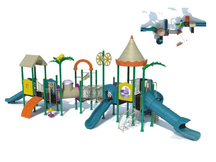 2021 Outdoor Playground New Design Equipment Kindergarten Kids Slide