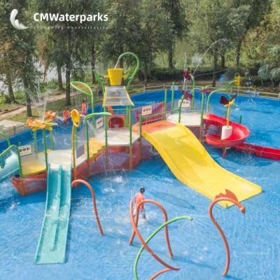 Professional Customization Water Park Equipment Fiberglass Water House Aqua Tower