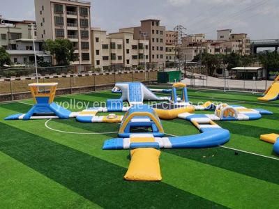 Hot Inflatable Aqua Park Lakeside Island for Beach Lake