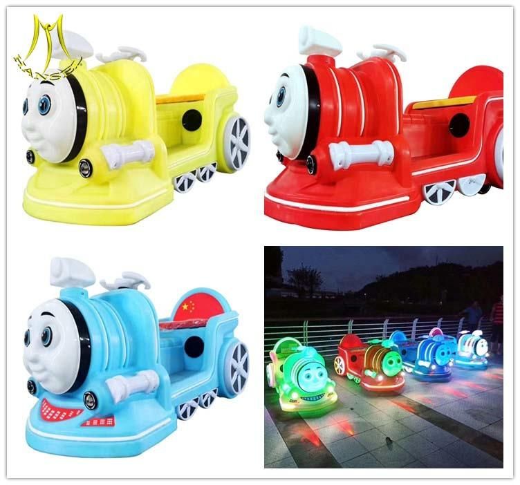 Hansel Parents Remote Control Amusement Park Motorcycle Ride on Train for Children