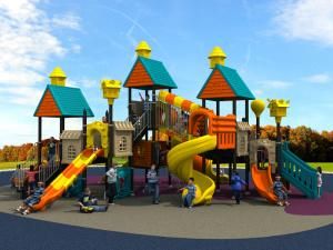 Outdoor Playground Type Kids Play Equipment Slides Equipment (HD15A-115A)