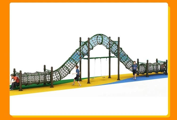 Best Selling Outdoor Jungle Gym Rope Tunnel Bridge Climbing Nets for Kids
