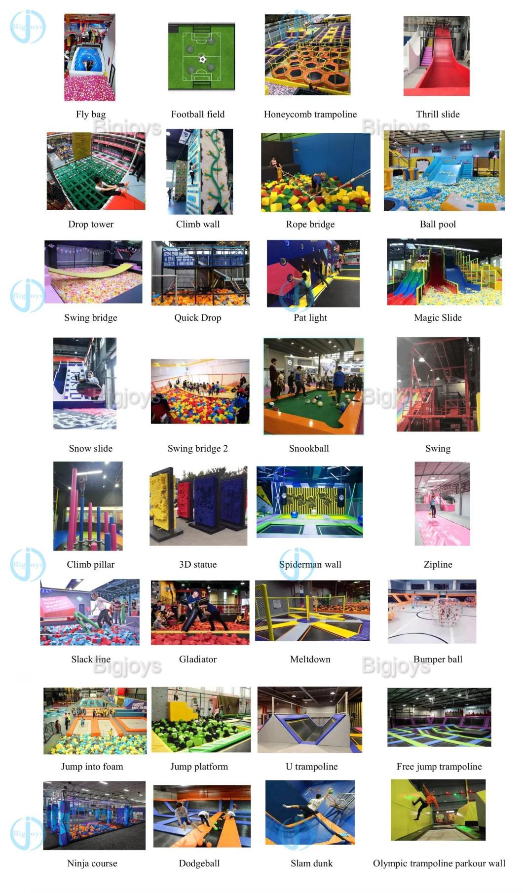 Factory Price Beautiful Design Indoor Trampoline Park Hot on Sale