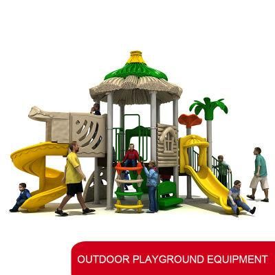 New Kindergarten Kids Outdoor Playground Plastic Slide Amusement Park Equipment