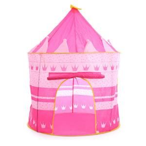 Game House Children Beach Tent Princess Palace Castle Children Playing Indoor Pink Toy Tent for Girls