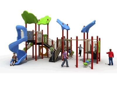 GS TUV Standard Amusement Park Playsets Kindergarten Kids Toy Children Water Park Slide Games Plastic Slide Outdoor Playground Equipment