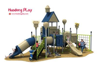 High Quality Kids Outdoor Playground Plastic Slides