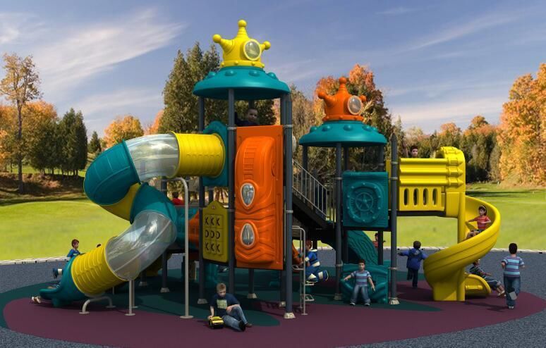 New Design Outdoor Playground Children Slide Park Equipment