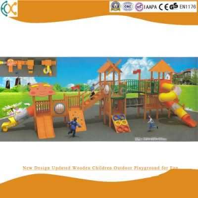 New Design Updated Wooden Children Outdoor Playground for Fun