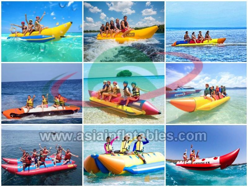 Inflatable Banana Boat, Inflatable Towable Banana Boat for Aqua Games