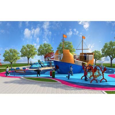 High Quality Custom Popular Large Funny Commercial Outdoor Playground Wooden Theme Amusement Park
