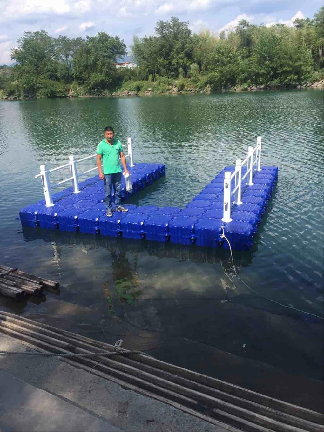 Boats Float Jetty Drydock Lift Used Plastic Floating Pontoon Dock Blocks for Ponds