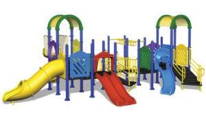 Outdoor Combined Slide Set Countryside Series Outdoor Playground (H071B)