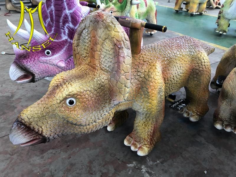 Hansel Amusement Park Realistic Dinosaur Kids Ride Machine