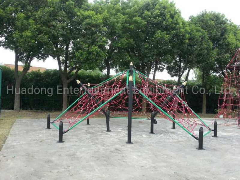 New Outdoor Playground Equipment Rope Series HD16-237b Special Shaped Climb Structure